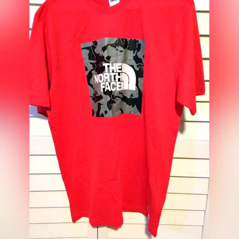 The North Face Red Short Sleeve Tee